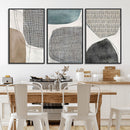 Canvas Print Wall Art Abstract Art Boho, Framed Boho Decor