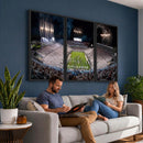 Penn State Football Wall Art Canvas Print – Framed Stadium