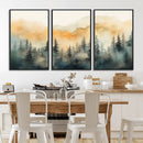 Abstract Forest Print - Mountain Wall Art | Autumn Landscape by MyGreatCanvas | Canvas Wall Art Prints | Photo Prints & Wall Decor