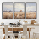 Golden Fields Wall Art Print Canvas – Serene Landscape of by MyGreatCanvas | Canvas Wall Art Prints | Photo Prints & Wall Decor