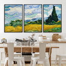 Wheatfield With Cypresses By Van Gogh Painting Wall Art