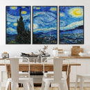 Vincent Van Gogh The Starry Night Abstract Wall Art Canvas