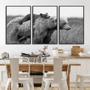 Bear and Cub Wall Art Canvas | 399 Bear Cub