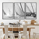 Yacht Sailboat Regatta Canvas Wall Art Canvas Print