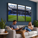 Chelsea FC Soccer Team Print - Stamford Bridge Stadium Wall
