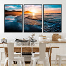 Beach Ocean Sunset on the Sea Wall Art Canvas, Beach Ocean by MyGreatCanvas | Canvas Wall Art Prints | Photo Prints & Wall Decor