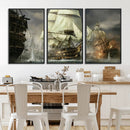 Pirate Ship War Wall Art Canvas Print by MyGreatCanvas | Canvas Wall Art Prints | Photo Prints & Wall Decor