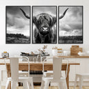 Scottish Cow Wall Art Canvas Print | Longhorn Wall Art | by MyGreatCanvas | Canvas Wall Art Prints | Photo Prints & Wall Decor