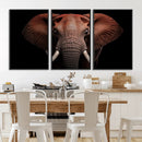 Wild Elephant Wall Art Canvas Print, Africa Savannah Wild by MyGreatCanvas | Canvas Wall Art Prints | Photo Prints & Wall Decor
