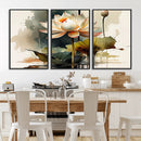 Lotus Flower Watercolor Canvas Print – A Symbol of Serenity by MyGreatCanvas | Canvas Wall Art Prints | Photo Prints & Wall Decor