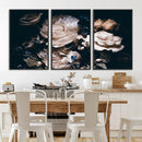 Pink Peonies Flowers Large Canvas Art Print