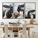 Vintage Baby and Mom Cattle Wall Art Canvas Print by MyGreatCanvas | Canvas Wall Art Prints | Photo Prints & Wall Decor