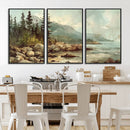 Abstract Acadia National Park Wall Art Canvas Print -