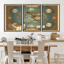 Avatar Wall Art: The Last Airbender Vintage Map - Wall Art