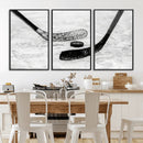 Winter Ice Hockey Sport Canvas Wall Art Print - Hockey Wall by MyGreatCanvas | Canvas Wall Art Prints | Photo Prints & Wall Decor