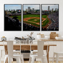 Chicago Cubs Baseball Team Print - Wrigley Field Stadium