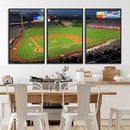 Angel Stadium Aerial Canvas Print – Los Angeles Angels