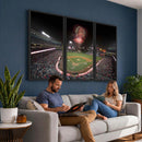 Fireworks at Angel Stadium – Los Angeles Angels Canvas
