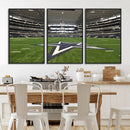 Dallas Cowboys Football Team Print - Arlington AT&T Stadium by MyGreatCanvas | Canvas Wall Art Prints | Photo Prints & Wall Decor
