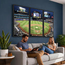 Citi Field Wall Art Print | 3-Panel New York Mets Baseball