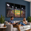 Fenway Park Wall Art Canvas Print | Large Baseball Stadium