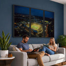 Michigan Wolverines Football Team Print - Michigan Stadium