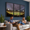 Michigan Wolverines Print - Michigan Stadium Wall Art Canvas