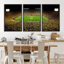 Stadium in Michigan Wall Art Canvas Print, Framed American