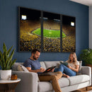Stadium in Michigan Wall Art Canvas Print, Framed American