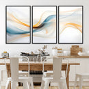 Decorative Turquoise Abstract Wave Wall Art Canvas Print by MyGreatCanvas | Canvas Wall Art Prints | Photo Prints & Wall Decor