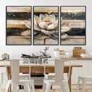 Lotus Flower Wall Art – Framed Abstract Floral Canvas by MyGreatCanvas | Canvas Wall Art Prints | Photo Prints & Wall Decor