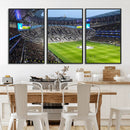 Tottenham Hotspur Stadium Canvas Print, Match Day Triple