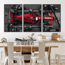 Ferrari Pit Stop Canvas Wall Art – Precision and Speed
