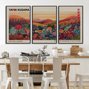 Framed Yayoi Kusama 1986 Wall Art Print – Japanese Wall Art
