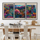 Framed Japanese 1986 Wall Art Print, Yayoi Kusama 1986 Wall