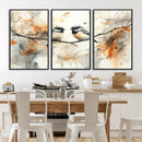 Beautiful Birds Wall Art – Framed Watercolor Branch Canvas by MyGreatCanvas | Canvas Wall Art Prints | Photo Prints & Wall Decor
