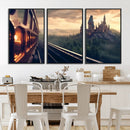 Harry Castle Wall Art Canvas Print, Wizard School Wall Art