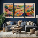 Yayoi Kusama Japanese Art Canvas Print, Abstract Art, Large