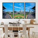 Wrigley Field Chicago Cubs Panoramic Art Multi-Piece Canvas