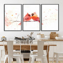 Cardinal Bird Canvas Wall Art - Male and Female Cardinal by MyGreatCanvas | Canvas Wall Art Prints | Photo Prints & Wall Decor