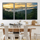 Mountain Sunrise Wall Art – Framed Pine Forest Canvas by MyGreatCanvas | Canvas Wall Art Prints | Photo Prints & Wall Decor