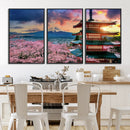 Mount Fuji Cherry Blossom Wall Art Canvas Print – Framed by MyGreatCanvas | Canvas Wall Art Prints | Photo Prints & Wall Decor