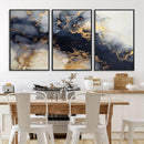 Black Marble Wall Art Canvas Print – Framed Abstract Gold by MyGreatCanvas | Canvas Wall Art Prints | Photo Prints & Wall Decor