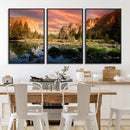 Yosemite Valley Wall Art Canvas Print – El Capitan Sunset