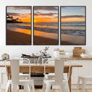 Tropical Beach Wall Art – Framed Sunset Ocean Canvas by MyGreatCanvas | Canvas Wall Art Prints | Photo Prints & Wall Decor