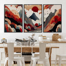 Abstract Mountain Wall Art Canvas Print – Vibrant Stylized by MyGreatCanvas | Canvas Wall Art Prints | Photo Prints & Wall Decor