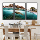 Sea Turtle Wall Art Canvas Print – Framed Ocean Life