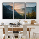 Yosemite Valley Wall Art Canvas Print – Framed Mountain