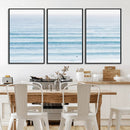 Ocean Wave Surfer Wall Art – Framed Minimal Seascape Canvas by MyGreatCanvas | Canvas Wall Art Prints | Photo Prints & Wall Decor