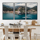 Amalfi Coast Wall Art – Framed Italian Seaside Canvas by MyGreatCanvas | Canvas Wall Art Prints | Photo Prints & Wall Decor